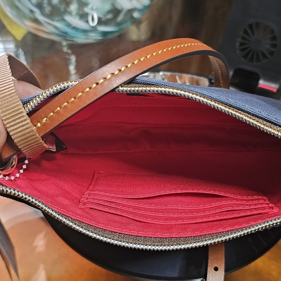 Dooney & Bourke Lexi Navy Nylon Crossbody Bag - Picture 12 of 16